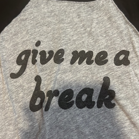 Grunge t-shirt for casual “Give Me A Break” - Picture 2 of 3